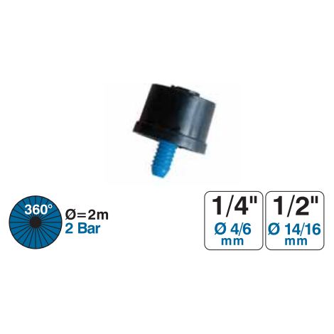 UNIFLEX 830362 MICROIRRIGATORE NEBULIZZATO  PZ.5