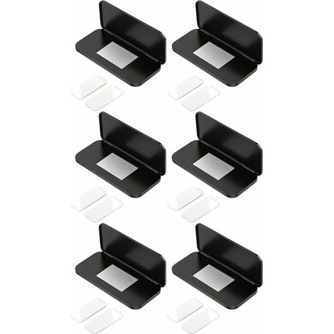 Lot de 6 fermetures magnétiques en acier inoxydable pour portes (1/5)
