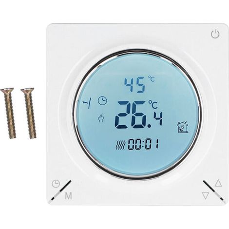 Thermostat intelligent lecture rapide puce fiable forte interférence écran LCD pratique pour la maison (1/4)
