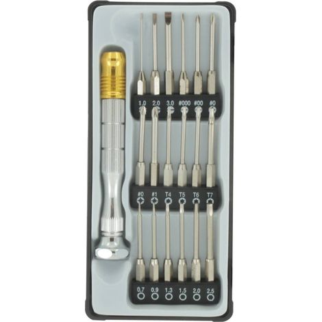 JEU DE 18 MINI EMBOUTS LONGS DONAU MBS18 45 MM 18 PIÈCES (1/2)