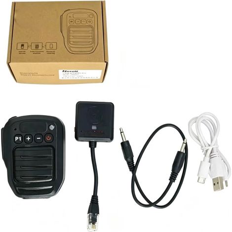 FTM-300DR Car Radio Wireless Bluetooth Hand Microphone/Shoulder Microphone Adapter (1/4)