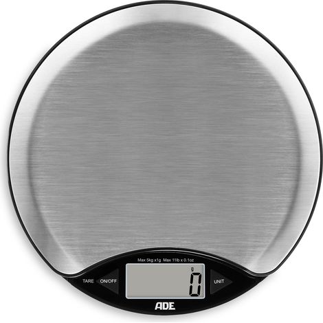 Báscula de cocina ade anja capacidad 5 kg acero inoxidable (1/3)