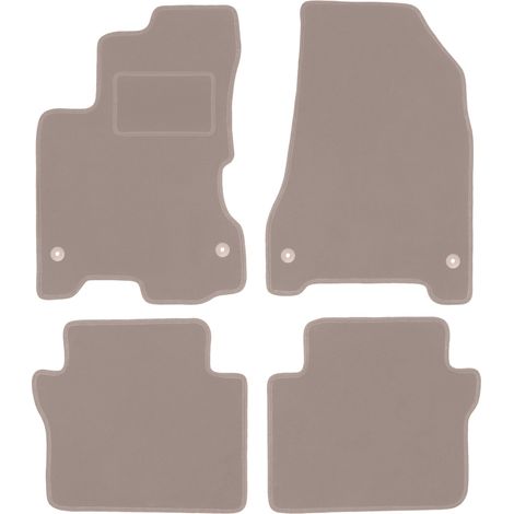 Tapis en velours beige pour : Renault Koleos I SUV (2007-2016) (1/5)