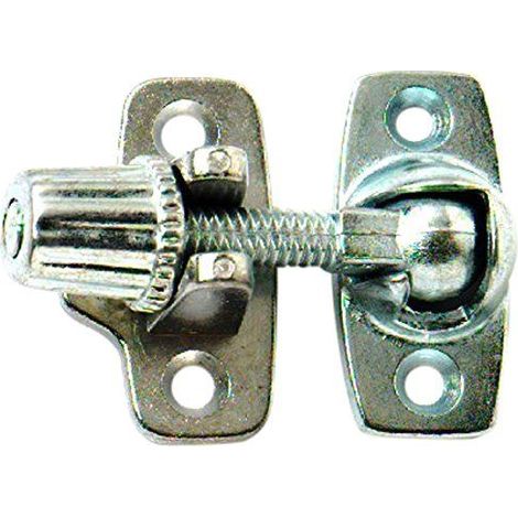 Bulk Hardware BH02316 Fermeture de chassis de fenetre plaquee au zinc brillant