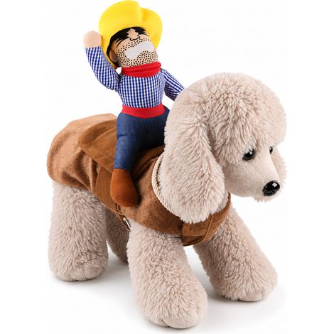 Brun taille S déguisement chien chat costume 40-50 cm poitrail (1/5)