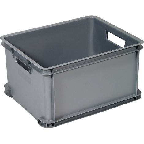 Curver 156011 Aufbewahrungsbox Unibox Classic L stapelbar (B x H x T) 430 x 235 x 350 mm Silber 1 S