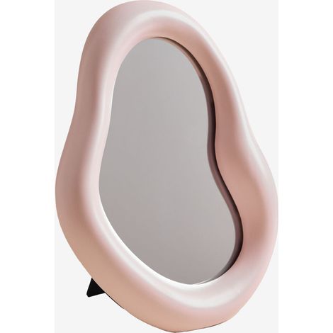Miroir de table 20x30 cm en céramique Estony SKLUM Rose Noisette