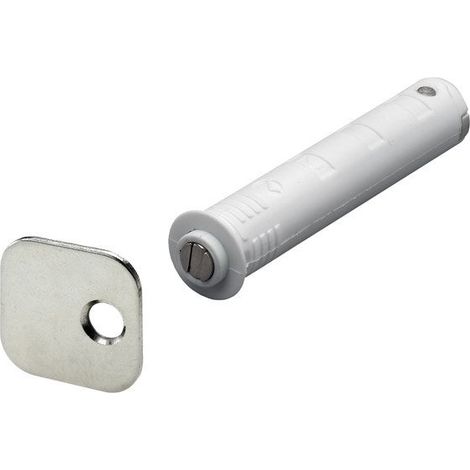 Juego de 2 imanes de presión de plástico HETTICH, L.41 x Diámetro 10 mm HETTICH