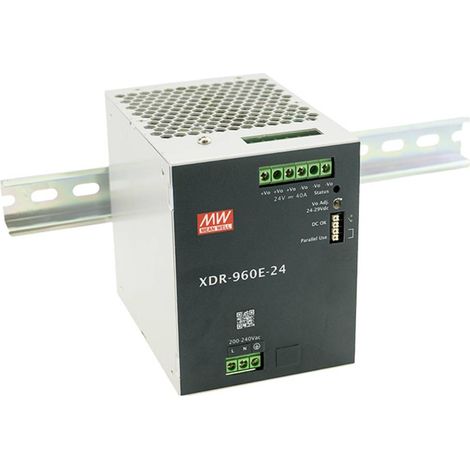 MW Mean Well XDR-960E-48 Alimentatore per guida DIN 48 V 20 A 960 W Contenuto 1 pz.