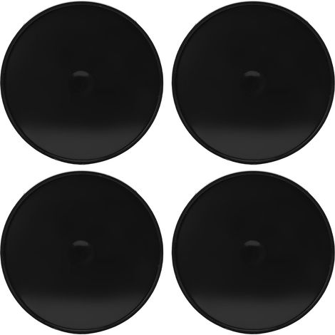 Coprimozzo centrale multifunzionale impermeabile, 4 pezzi, diametro esterno 68,5 mm, diametro interno 64 mm, elegante coprimozzo centrale per auto di colore nero. (1/5)