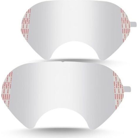 Cache-objectif détachable compatible avec les masques 3M 6885, 6000, 6800, 6900, paquet de 30, cache-objectif en plastique pour les masques de protection respiratoire