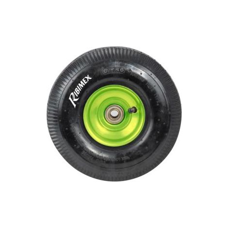 Roue gonflable pour diable et chariot 260x85mm moyeu déporté (1/2)