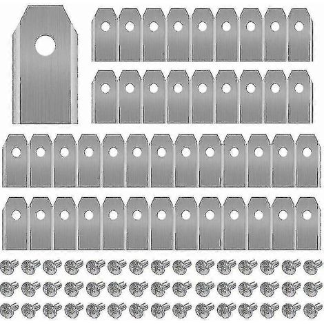 45 lames de couteau en titane compatibles avec toutes les tondeuses robotisées Husqvarn/Automower/Yardforce/Gardena (1/5)