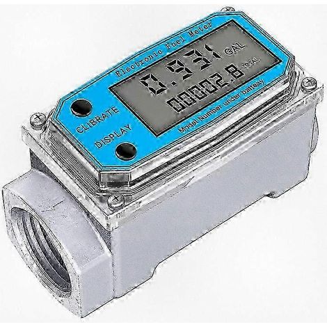Débitmètre d'eau numérique à affichage LCD avec capteur à turbine pour une mesure précise des liquides - Édition 0313 (1/5)