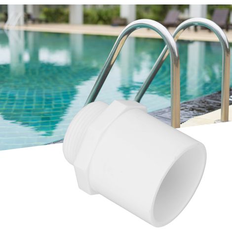 PVC-Rohrverbindungsstücke, Rohrverbindungsstücke für die Gartenbewässerung, Wasserversorgungsarmaturen, Schwimmbadarmaturen, G1-Außengewinde. (1/5)