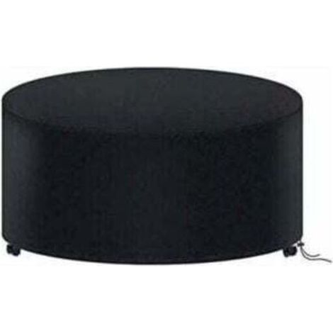 120 X 75CM Housse de Protection Table Ronde de Jardin, Housse Salon de Jardin Imperméable, 210D Oxford Bache Protection Table Exterieur Ronde (1/4)