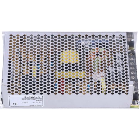 Alimentation à découpage stabilisée creuse transformateur courant continu 240VAC vers 5VDC 200W pour bande LED ordinateur projet caméra