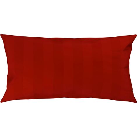 Mömax Kissenhülle Xenia Streif Rot ca. 40x80cm