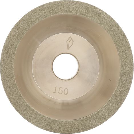 Ortviai Meule diamantée électroplacée en forme de bol 100 x 20 mm, grain 150 pour meuleuses et ponceuses (1/5)