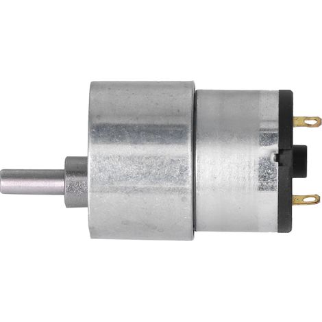 Moteur à engrenages réducteur 24V CC bi-directionnel couple élevé pour automatisme automobile 22 tr/min (1/5)