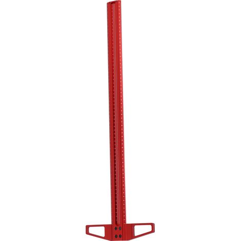 Règle de traçage T600 en aluminium pour menuisier, outil de mesure de positionnement de trous, gabarit de marquage à coulisse, 600mm, précision renforcée pour charpente et bois. (1/5)