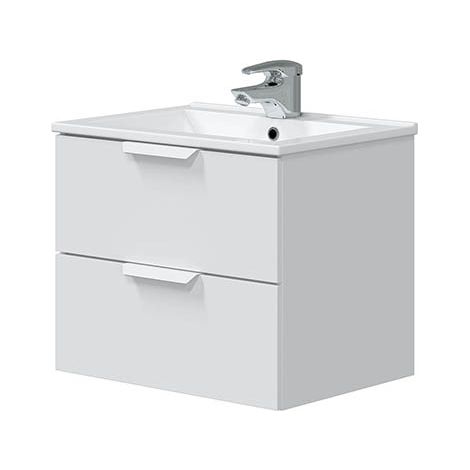 MOBILE BAGNO SOSPESO ONE (DA MONTARE)- cm 50 x 60 x 45 Bianco Lucido- DH- pezzi 1
