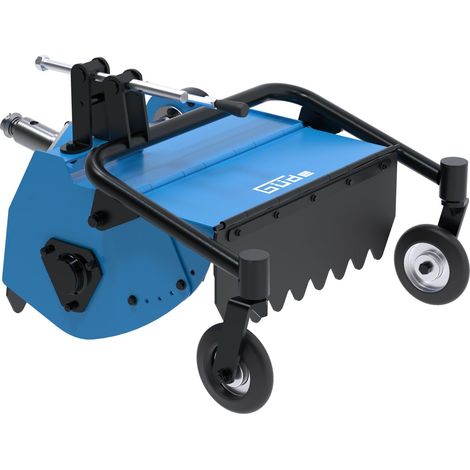 Broyeur GSM 501 pour axe mono-essieu - Compatible avec le moteur GME 6,5 V 95187, largeur de travail de 50 cm, réglage de la hauteur de coupe de 1 à 7 cm, diamètre du rouleau de couteau de (1/5)