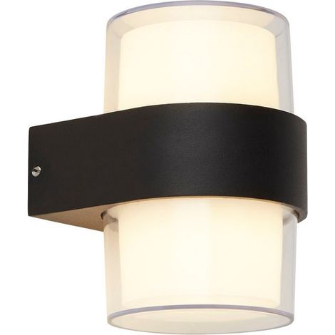 Searchlight 2Lt LED Outdoor Up & Down Licht Wandhalterung