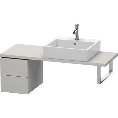 Consolle bassa L-CUBE 400x320x477mm cemento