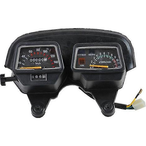 Tableau de bord compteur de vitesse et compte-tours pour moto Yamaha Enduro DT125 DT125R (1/5)