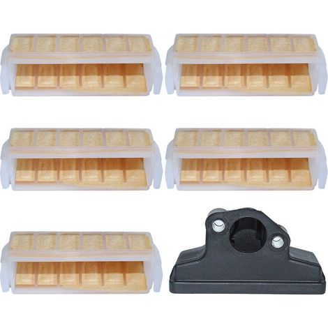 Filtre à air mousse MS250 avec kit de boîtier compatible Stihl 021 023 025 MS210 MS230 MS250 Tronçonneuse Remplacer 1123 120 1612 1123 120 1613 (1/5)