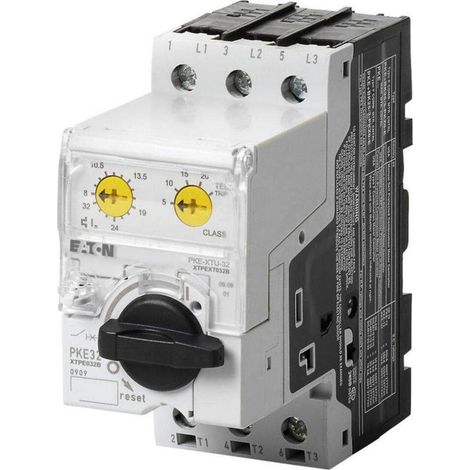 Disjoncteur de protection moteur 3p Ir 8-32A standard EATON PKE32/XTU-32 (1/3)