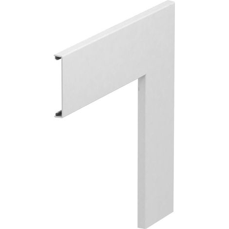 OBO Bettermann Parte superior Ángulo plano, liso Cloruro de polivinilo blanco puro RAL 9010, 6274490