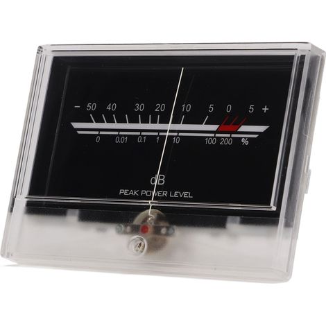 Compteur VU LED blanc rétroéclairé, mesure précise de niveau DB pour amplificateur de puissance, usage studio DIY (1/5)