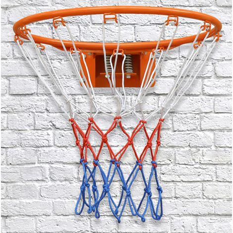 Panier de basket mural 45 cm à ressorts doubles, avec filet, orange (1/5)