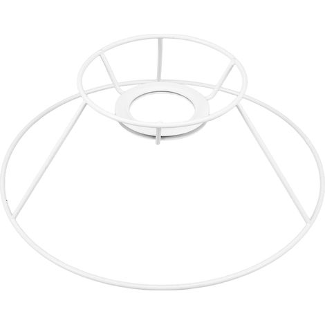 Support d'Abat-Jour en Fer Corde Tressée la Main, Anneau pour Lampe de Bureau et Lampe de Table, Diamètre du Trou 4,1 CM, pour Espaces de Travail et Séjours (1/5)