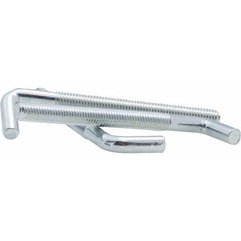 Gond à visser zingué 4x35mm – Acier zingué résistant à la corrosion – Lot de 4 gonds pour usage intérieur et extérieur – Vissal