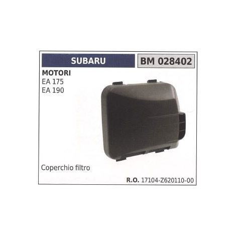 Coperchio filtro aria SUBARU motore benzina motozappa EA175 190 17104-Z620110-00