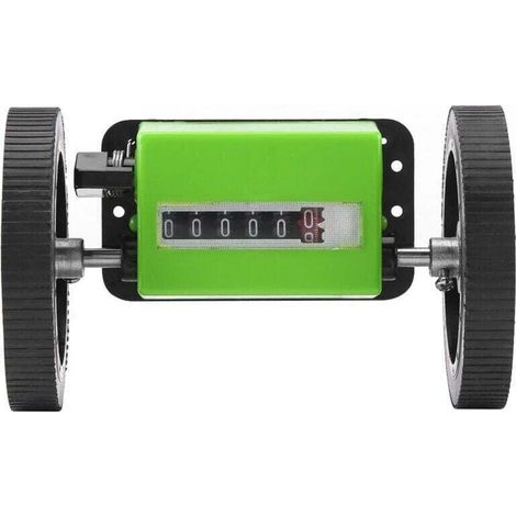 Compteur de mètres - 1pc Longueur mécanique Compteur de compteurs Roue à rouleaux Vert