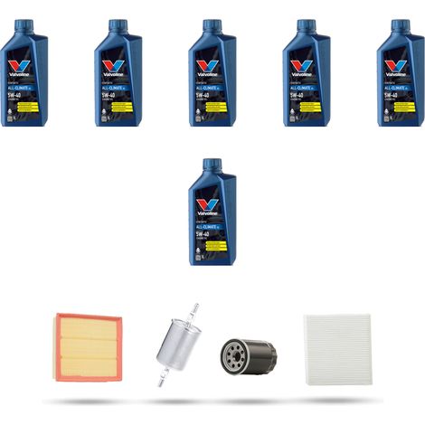 Kit tagliando 4 FILTRI e 6L OLIO compatibile con Audi A6 (C5) 2.4 30v 100kw dal 1998 (1/5)