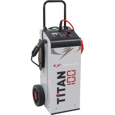 Chargeur démarreur SCHUMACHER sur roues 12/24V - TITAN 100 - 54076