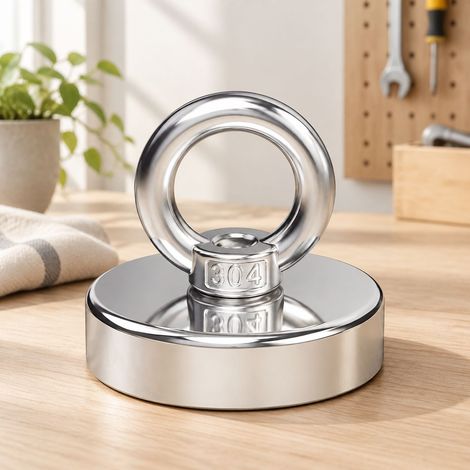FLITI Neodymium Magnet 60mm 120KG Industrial Strength (1/5)