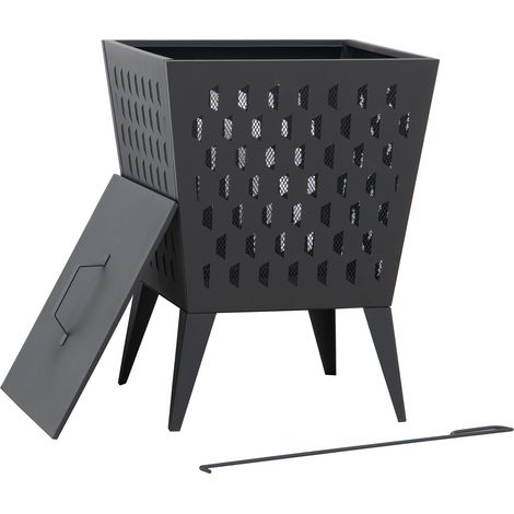 Braciere in acciaio ALBANI - Ø51cm, nero
