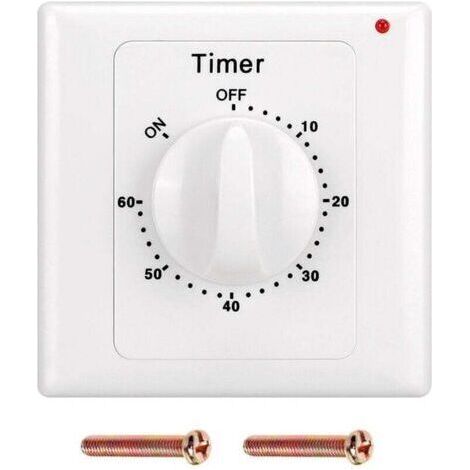 AC 220 V Interrupteur Minuterie Pompe Haute Performance Commande Électronique Compte à Rebours Mécanique Socket Time Switch-60min (1/4)