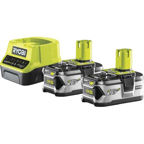 Ryobi RC18120-240 Batterie-Kit-Ladegerät 18V ONE+ 2x4,0 Ah