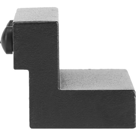 Türstopper aus Zinklegierung, Paar (2 Stück), Ersatzteil für Schiebetürschienen, robuster Bodenstopper, Hardware-Zubehör. (1/5)