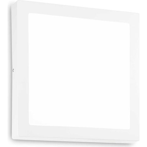 Ideal Lux UNIVERSAL Semi-encastré carré LED intégré 30 cm blanc 2600 Lm 4000 K