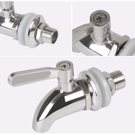 robinet De Tonneau,16mm Distributeur De Boissons,robinet Pour Tonneau De Bire, Robinet Pour Vin - En Acier Inoxydable Et Taille (1/3)