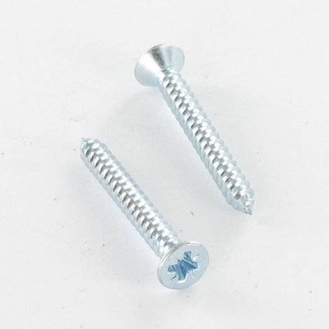 Vis tôle Tête fraisée TF Pozi 6.3X32 Acier zingué-200 pièces (1/3)