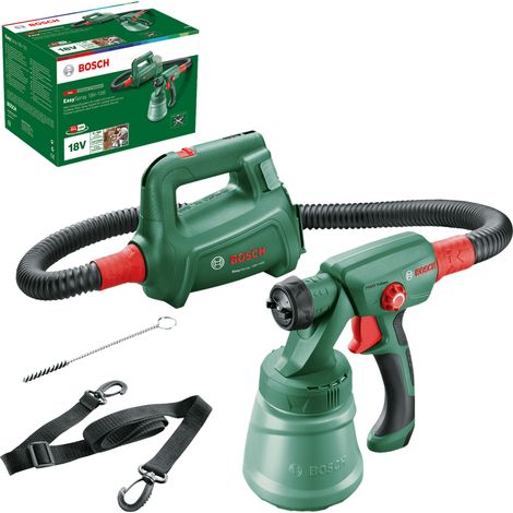 [NEUWERTIG] Bosch Akku Farbsprühsystem EasySpray 18V-100 (ohne Akku, 18 Volt System, für Lacke und Lasuren, Förderleistung 0-100 ml/min)